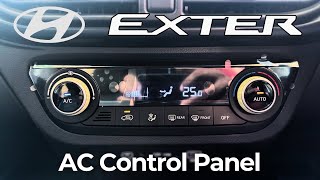 2026 Hyundai Exter SX AMT - AC Control Panel