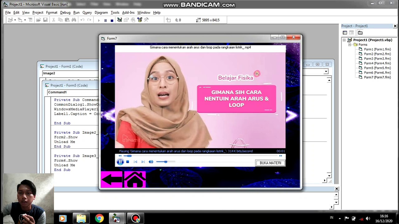 Membuat Media Pembelajaran Menggunakan Visual Basic 6.0 - YouTube