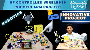 RF-Driven Robotic Arm Using 8051 Microcontroller | Project
