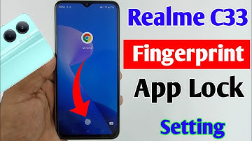 realme c33 fingerprint app lock / realme c33 me app me fingerprint lock Kaise lagaye / Realme C33