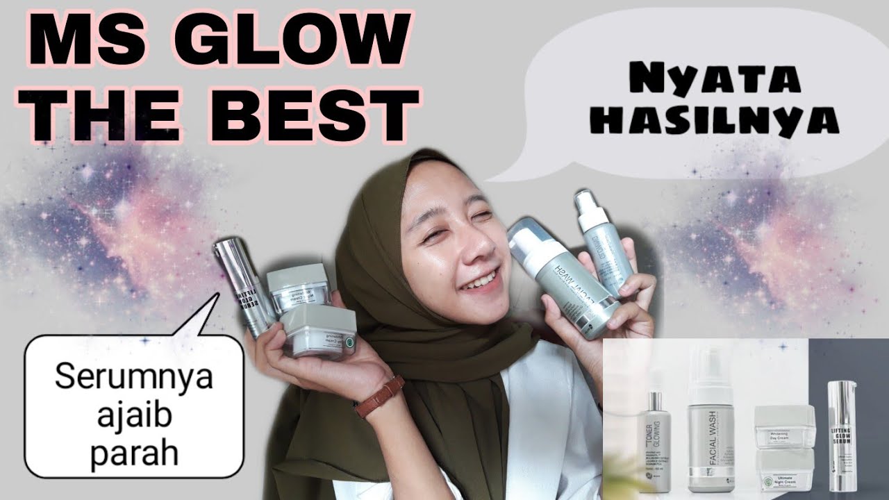 Review MS GLOW whitening || pemakaian sebulan hasilnya