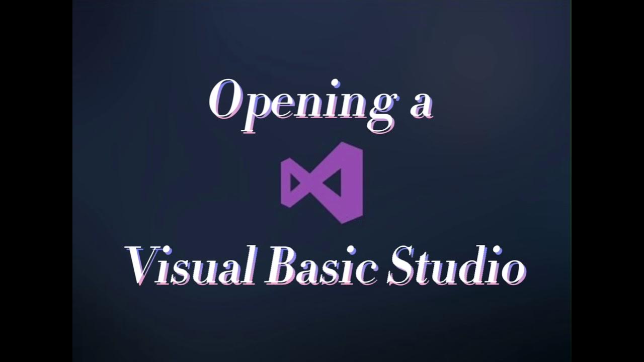 Opening, Creating and Saving a New Project in Microsoft Visual Studio ...