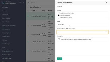 Filter Resources in HPE OneView Global Dashboard-Demo#11