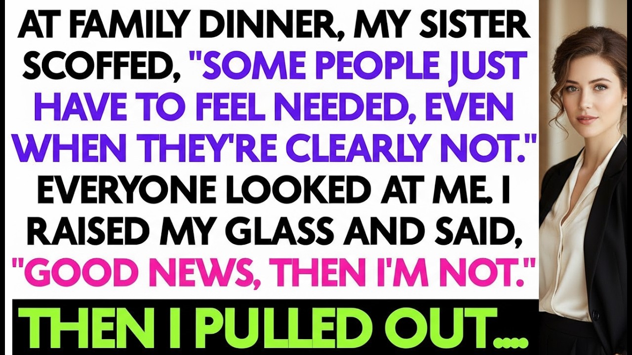 “At Family Dinner, My Sister Scoffed, ‘Some People Just Have To Feel Needed, Even…’”
