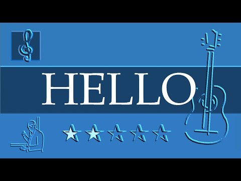 Acoustic Guitar TAB - OMFG - Hello (Sheet music)