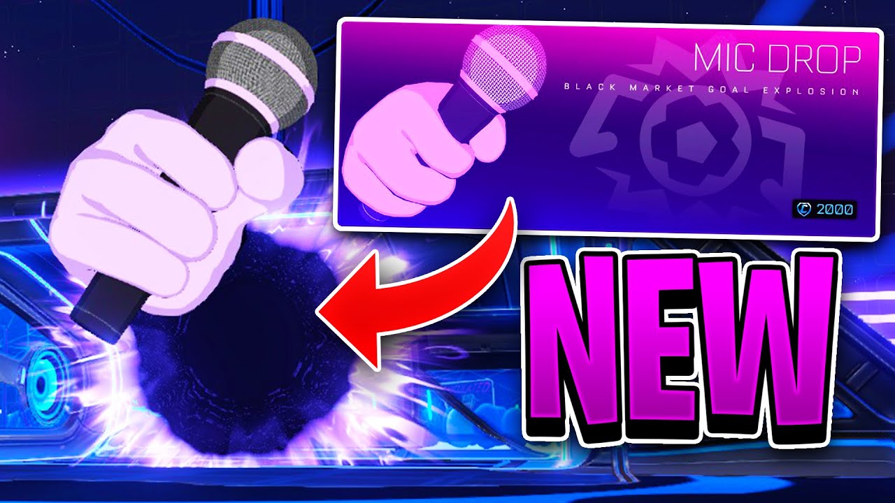 MIC DROP GOAL EXPLOSION IS HERE! Rocket League NEW SEASON 2 BLACK