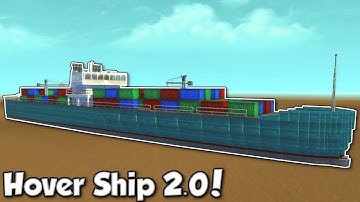 Huge Hover Cargo Ship! - Scrap Mechanic Creations & Submissions - Flying & Hover Vehicles