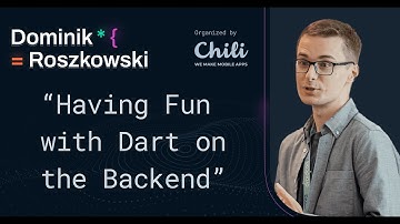 Having Fun With Dart On The Back-end | Dominik Roszkowski | MDL Meetup #17