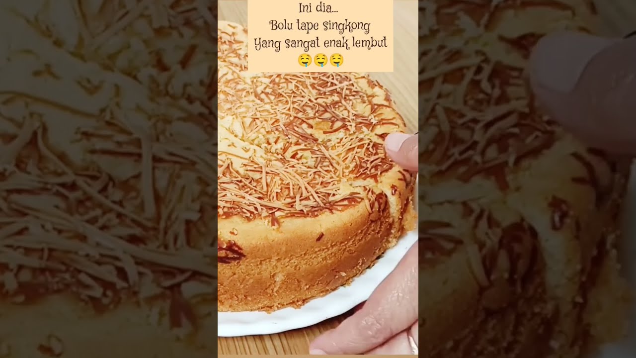 Bolu tape singkong lembut 