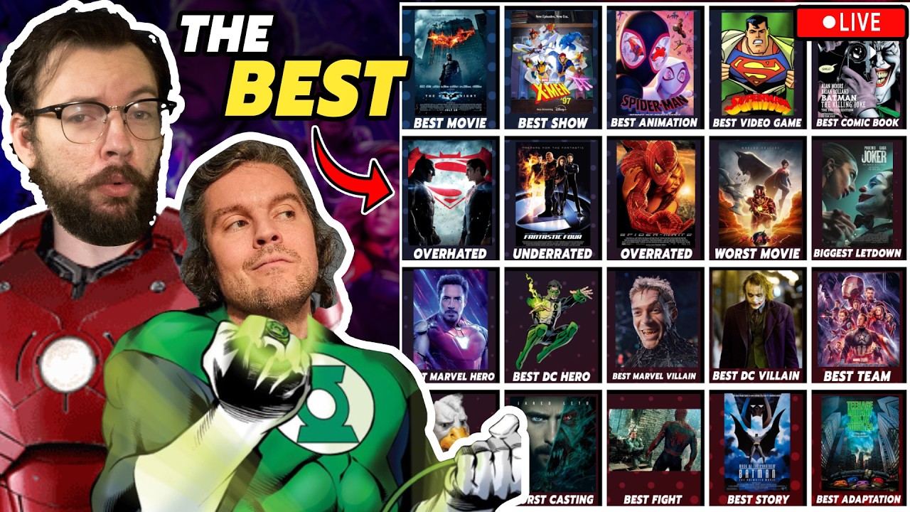 Comic Book Movies.. the BEST in EVERY Category