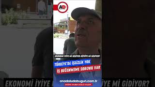 Türkiye'de işsizlik yok iş beğenmeme var! / Sokak Röportajı / Konya #sokakröportajı  #gündem #haber