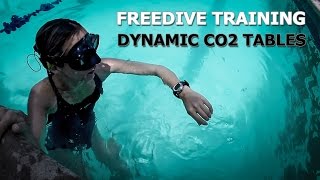 Freediving: Dynamic CO2 Table Training in Pool