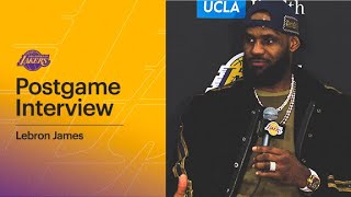 Lakers Postgame: LeBron James (1/7/22)