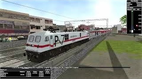 Poorva express with WAP7 Indian Railways| MSTS| Ghaziabad to Aligarh Jn. Part-2| Train simulator