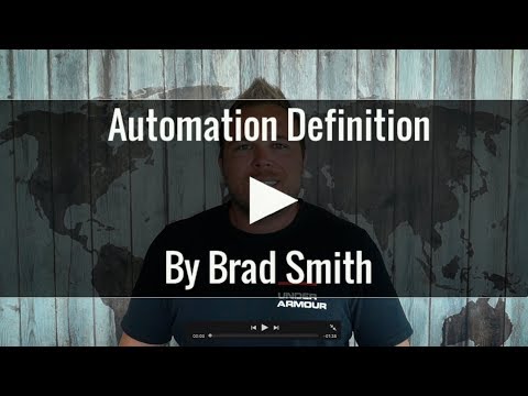 What Is The Definition Of Automation