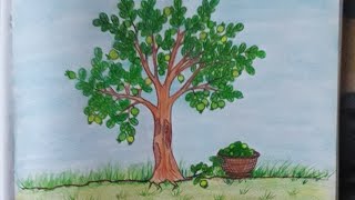 Update more than 138 guava tree sketch latest