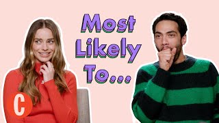 Margot Robbie and Diego Calva on hangover cures and Brad Pitt fighting snakes | Cosmopolitan UK