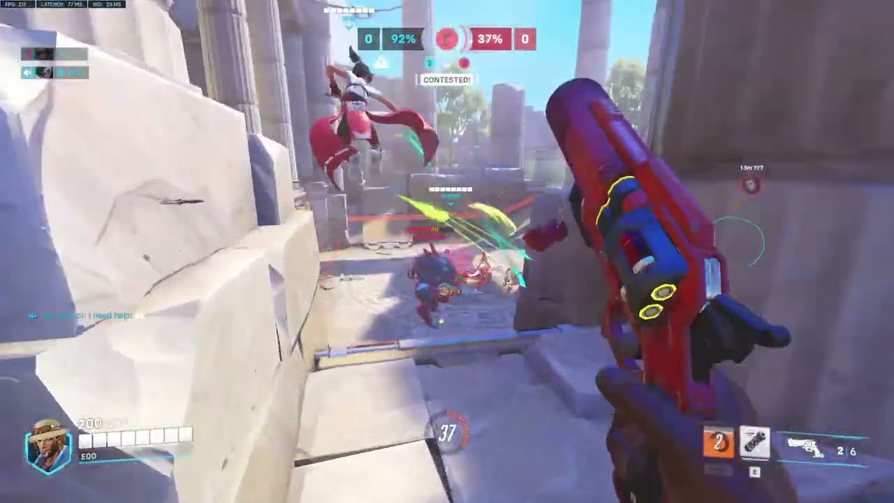 Overwatch 2 Rank 1 DPS Pro EQO Showing His Nasty Cassidy Skills