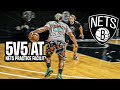 MATT THOMAS 5V5 TAKEOVER AT THE BROOKLYN NETS GYM WITH ELITE HOOPERS