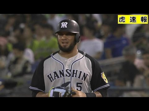 阪神タイガースVSヤクルト ６回ゴメスがマルチヒットを打つ  2016/8/5