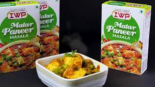 IWP Matar Paneer masala | IWP Spices | Indian Spice Brand