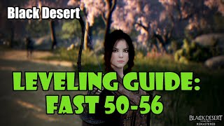 [Black Desert] Fast Solo Leveling Guide | 50-56