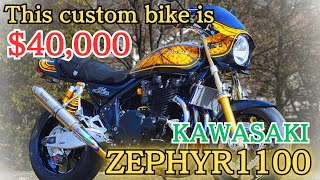 Kawasaki ZEPHYR1100】Created by a famous custom builder - YouTube