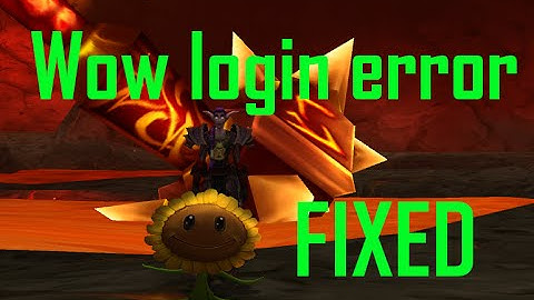 World Of Warcraft 90% login issue fix!