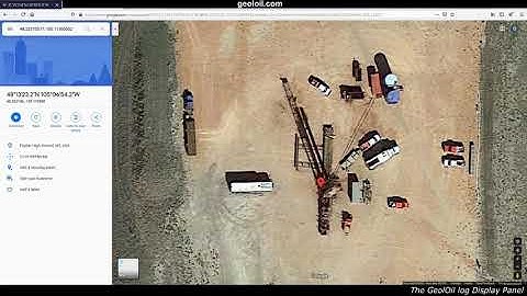 The GeolOil log Display Panel