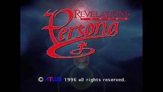 Revelations Persona 1996 Atlus Playstation 1  Intro Movie And Title Screen