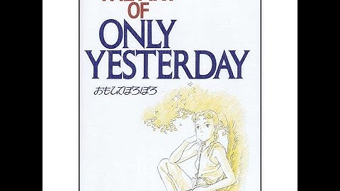 Only Yesterday Art of artnook Studio Ghibli