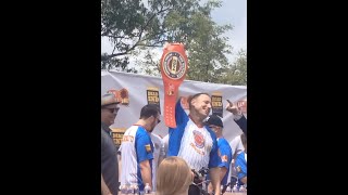 Knoxville Bologna Eating Contest Joey Chestnut Mayor Jacobs - 2024