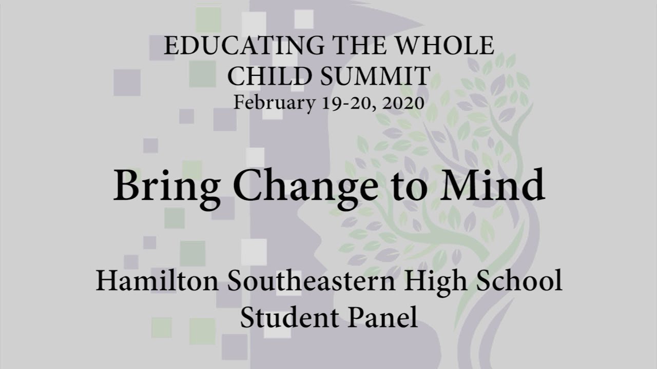 Hamilton Southeastern High School student panel presents Bring Change