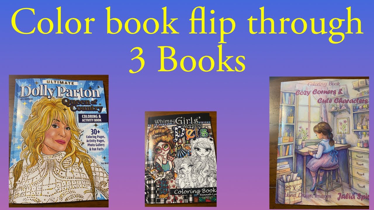 Flip through of there new color books - YouTube