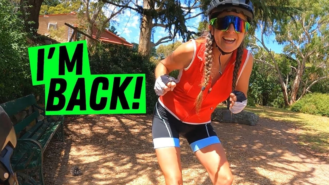 Testing My Knee up Norton Summit