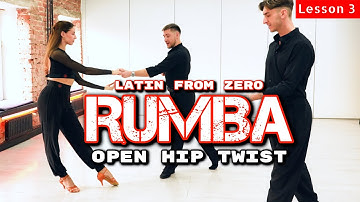 Open Hip Twist - RUMBA 🔥 Latin from zero Ep.05 #latindance #ballroomdance