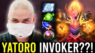 YATORO actually can play INVOKER?! - Unexpected Super Fast Hands!