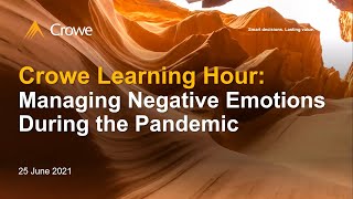 CLH #2: Managing Negative Emotions During the Pandemic