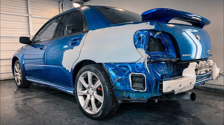 Painting SUBARU WRX World Rally Blue