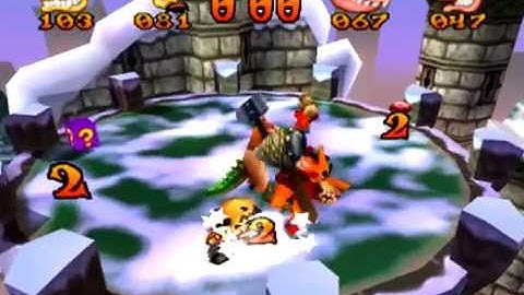 Crash Bash - "Diamond Challenges" - 165) Mallet Mash Lv. 6