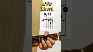 D/F# Chord Guitar Tutorial for Beginners | Easy Finger Placement #Guitarlesson #guitartutorial