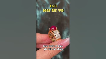 Từ khi đeo chiếc nhẫn Ruby, ngón tay ko cụp lại được #trangsuc #nhandaquy # #daquylucyen