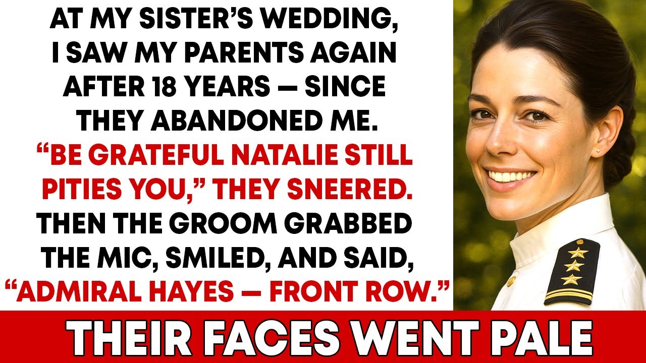 Семья издевалась надо мной на свадьбе сестры, пока жених не крикнул: «Адмирал Хейз, мэм».