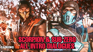 Mortal Kombat 11 / All Scorpion & Sub-Zero Intro Dialogues