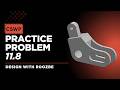 CSWP Practice Problem 11.8 Solution | SolidWorks Exam Guide