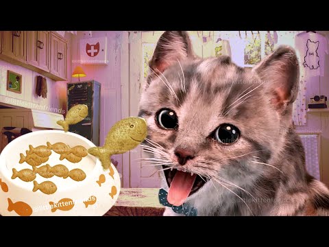 Маленький котенок Дошкольное приключение Развивающие игры Обучение уходу за домашними животными #435