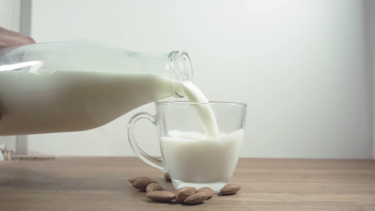Pouring Milk from Bottle| Free HD Stock Footage