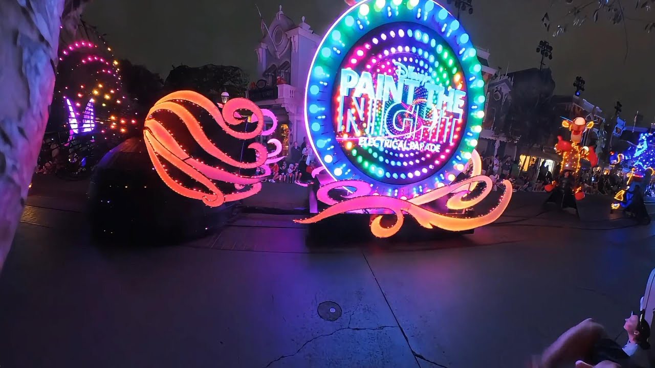 Disneyland Paint The Night Electrical Parade #disneyland #disney #travelvlog #party