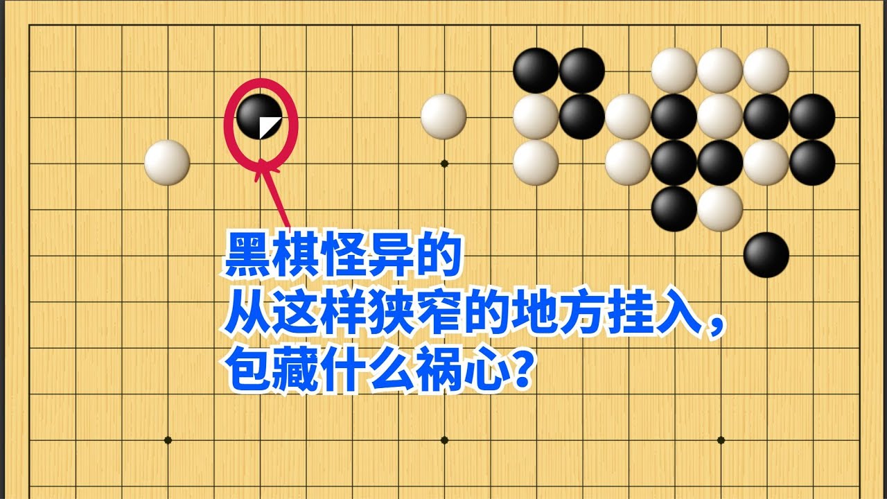 围棋野狐中段示范对局（308）：包藏祸心？好像没什么用！