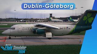 Express nach Schweden im Avro RJ | Dublin ➔ Göteborg | MSFS 24 Live